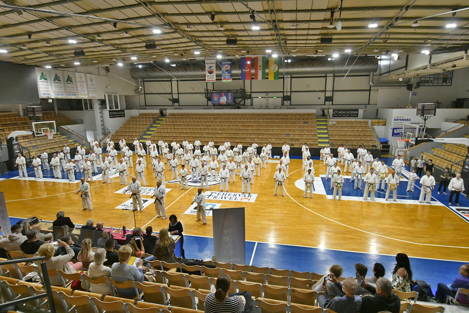 Fehérvár karate 50 - ünnep az Alba Regia Sportcsarnokban